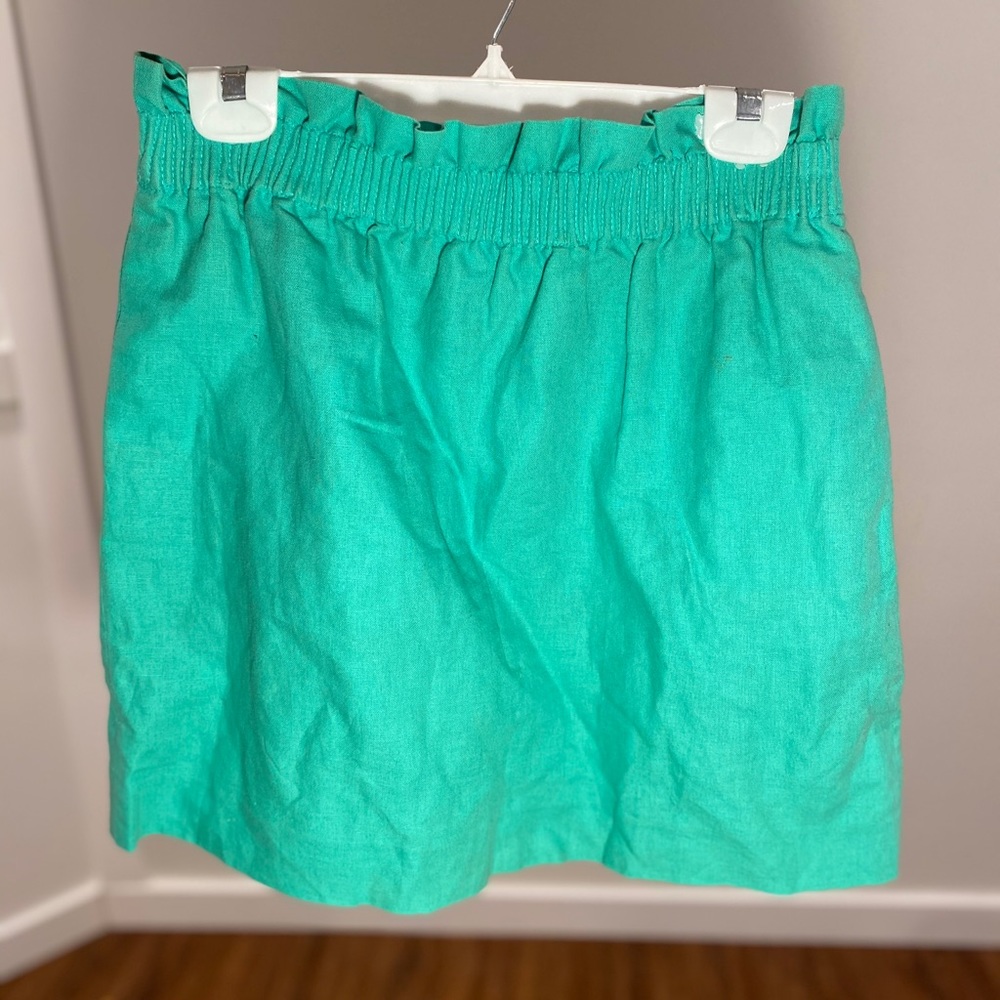 J. Crew Ruffle Mini Skirt